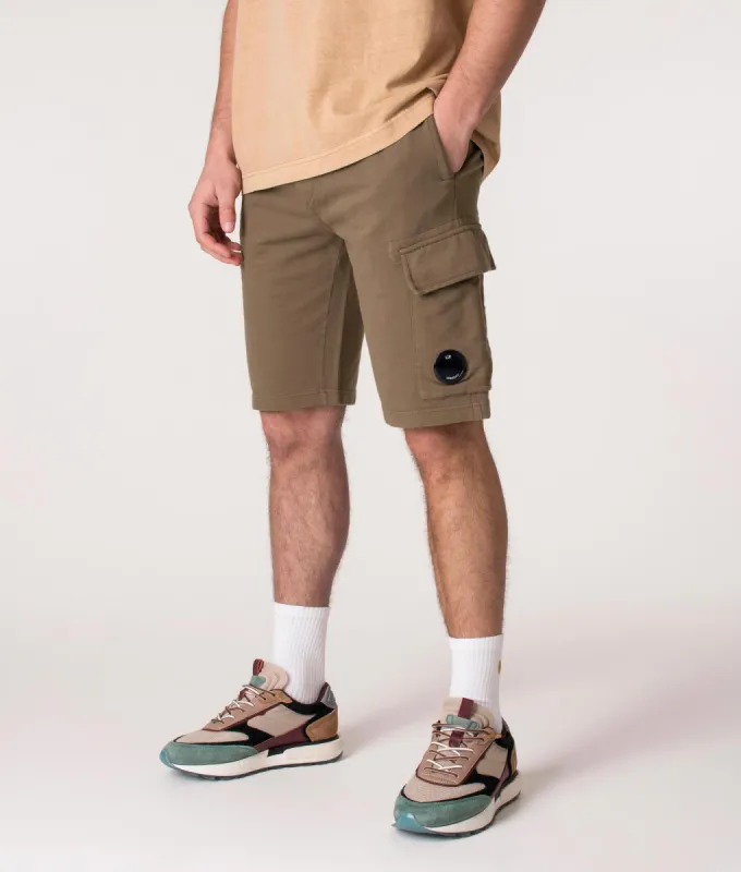 Regular Fit Light Fleece Cargo Sweat Shorts sold by EQVVS