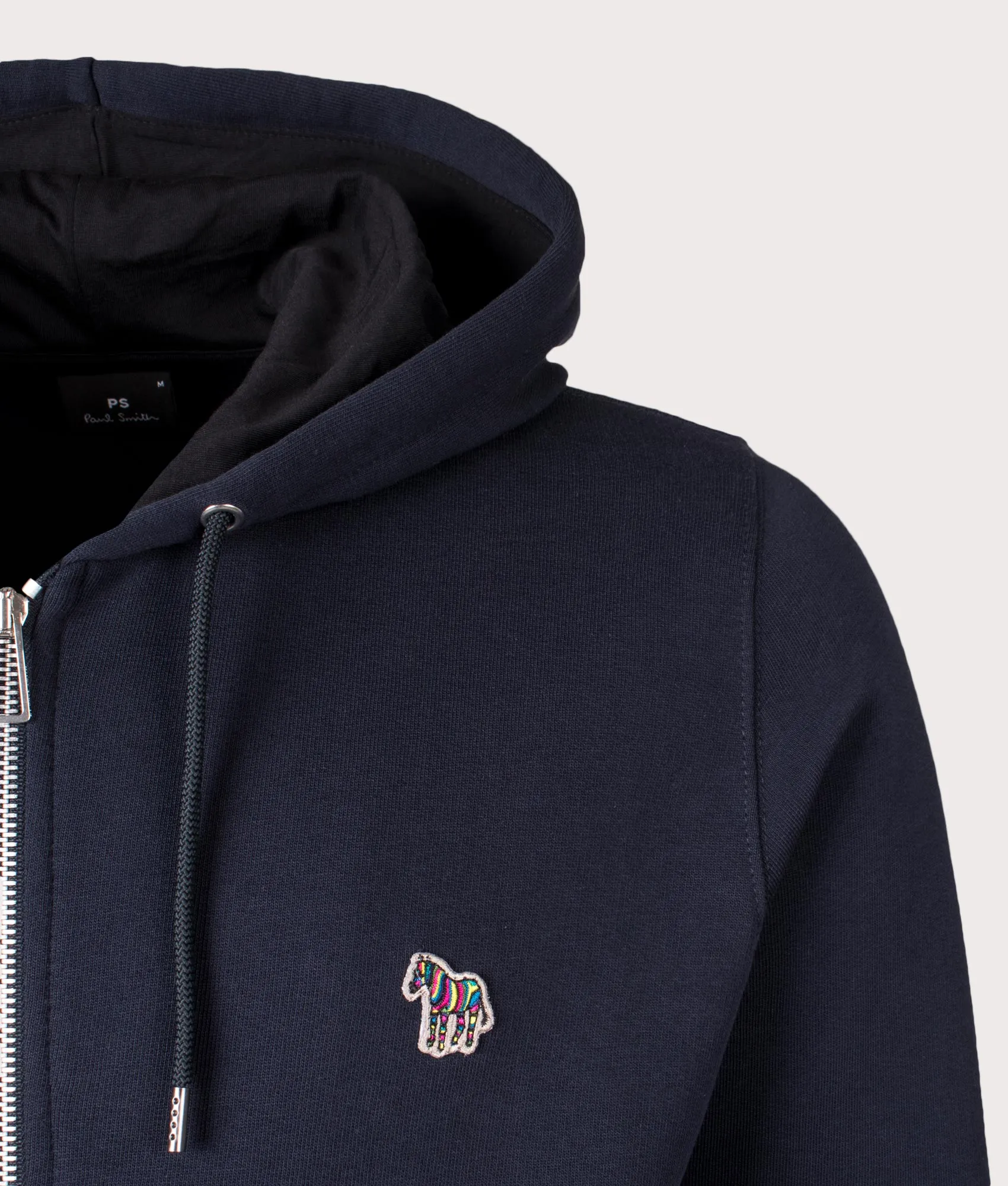 Zebra Logo Zip Through Hoodie sold by EQVVS product image thumbnail 2