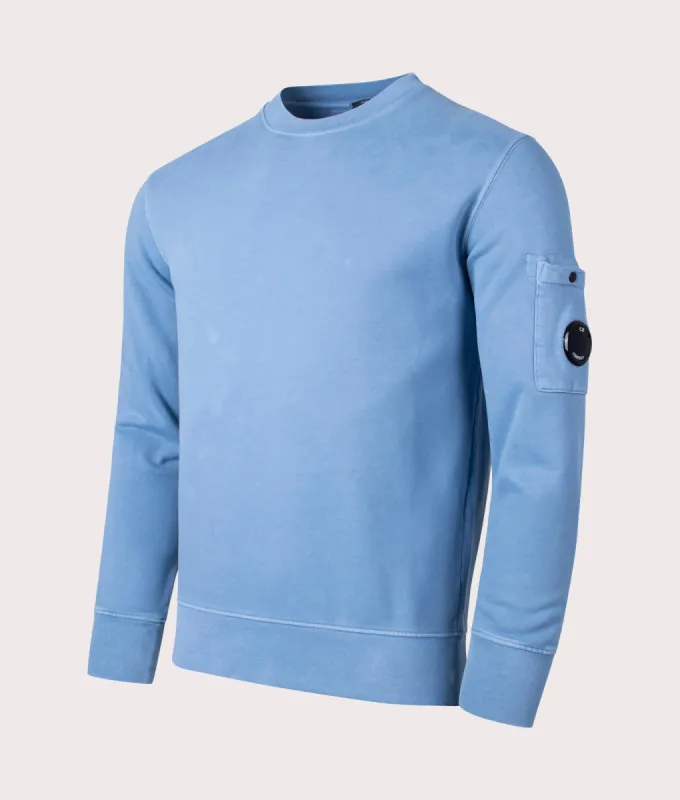 Brushed & Emerized Diagonal Fleece Lens Sweatshirt sold by EQVVS