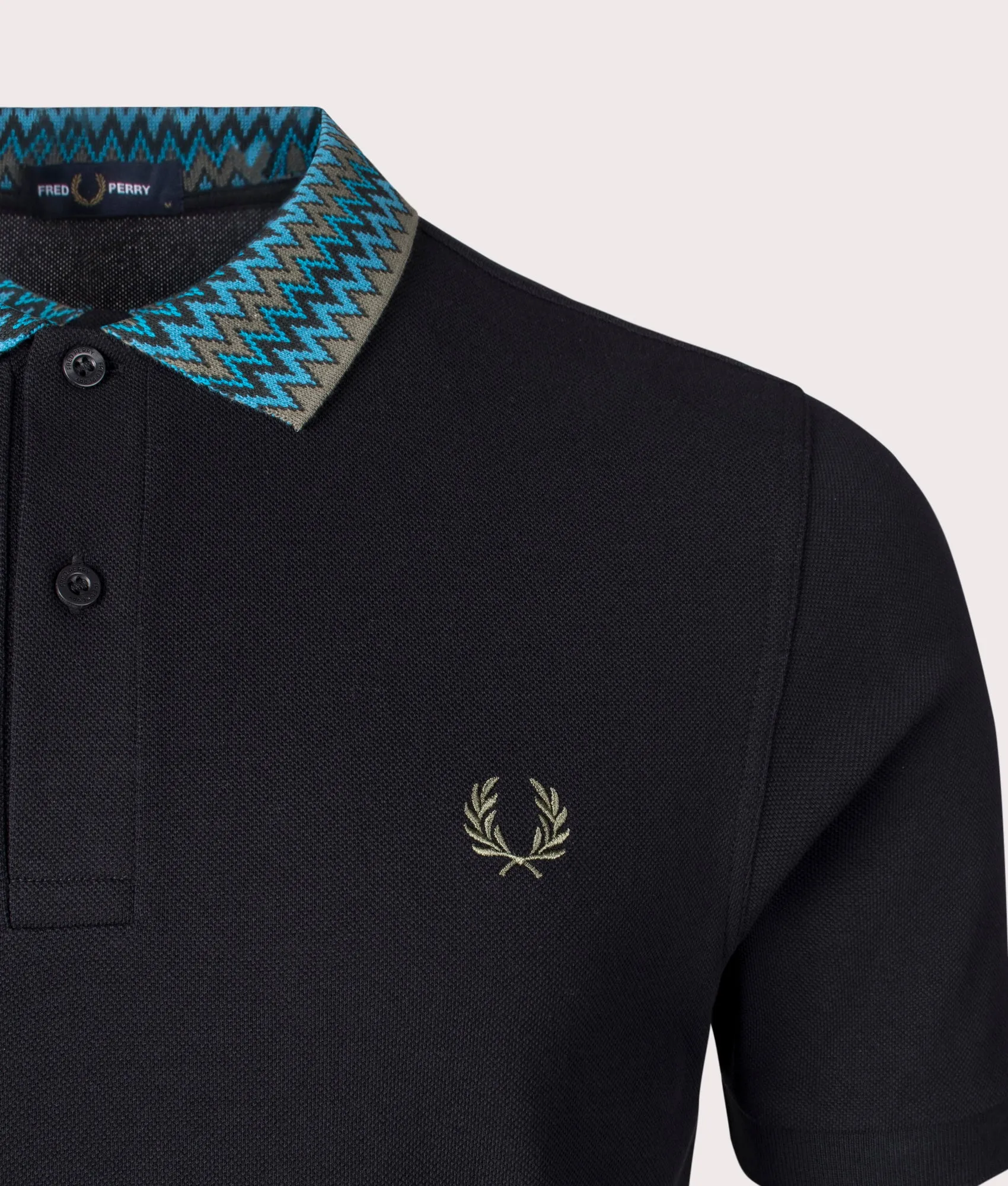 Jacquard Collar Polo Shirt sold by EQVVS product image thumbnail 2