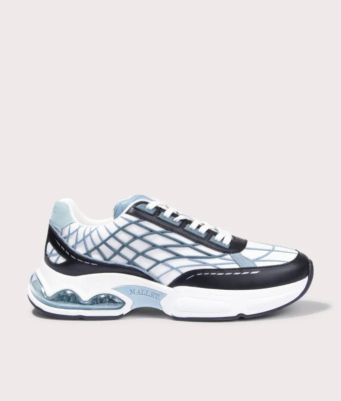 Neptune Blue Dust Sneakers made by EQVVS