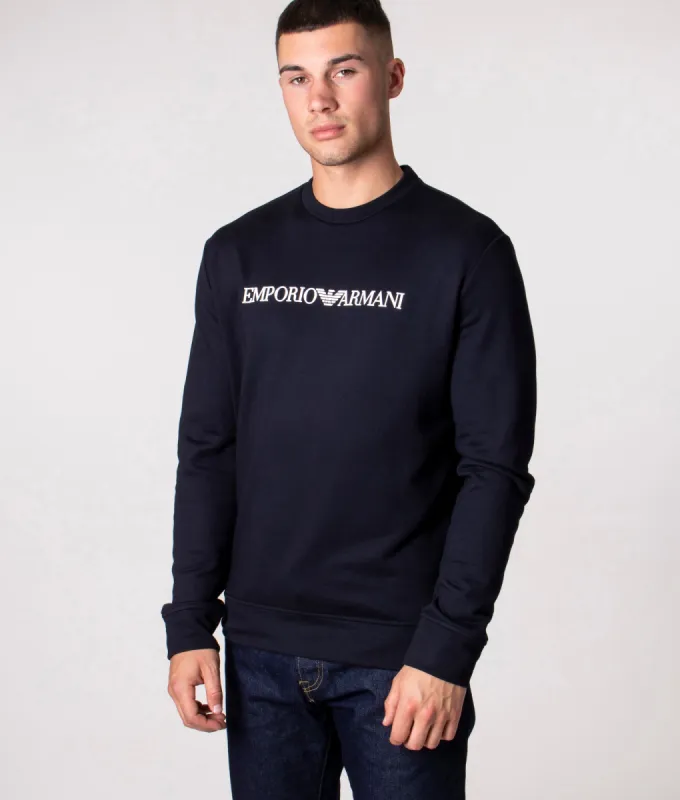 Logo Print Sweatshirt made by Emporio Armani