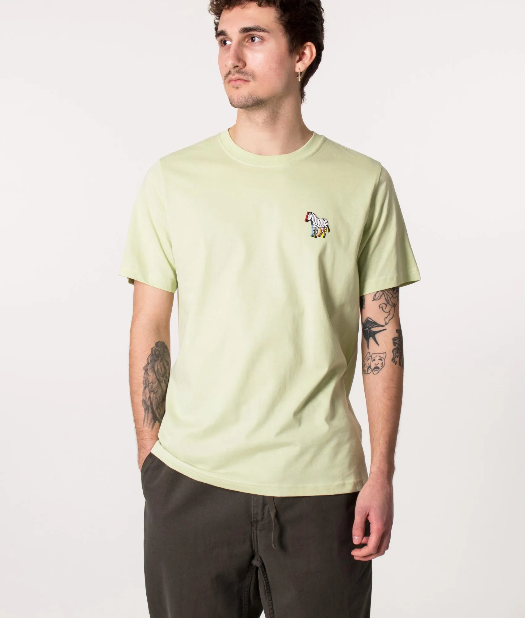 Black and White Zebra Logo T-Shirt sold by EQVVS