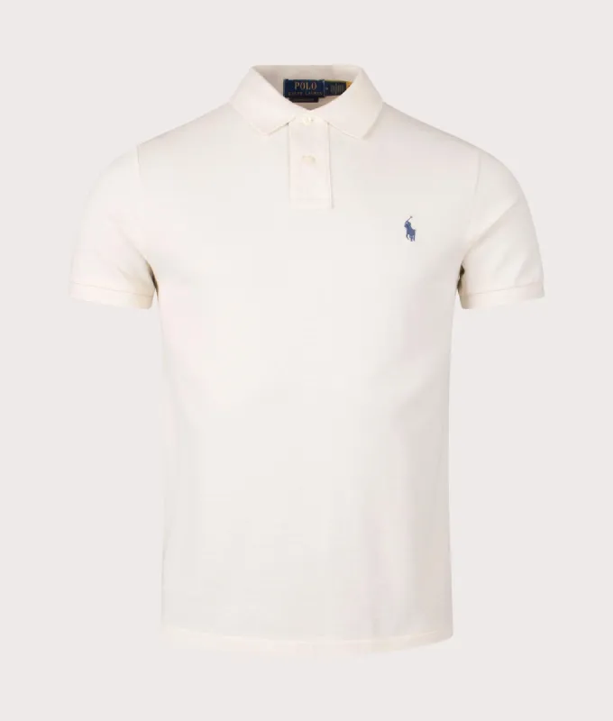 Custom Slim Fit Mesh Polo Shirt sold by EQVVS