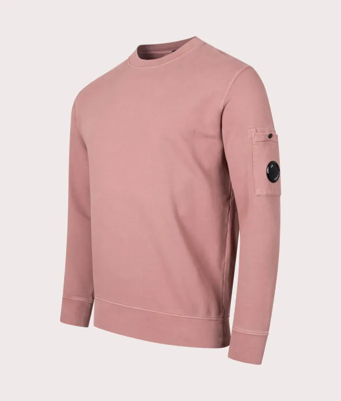 Brushed & Emerized Diagonal Fleece Lens Sweatshirt sold by EQVVS