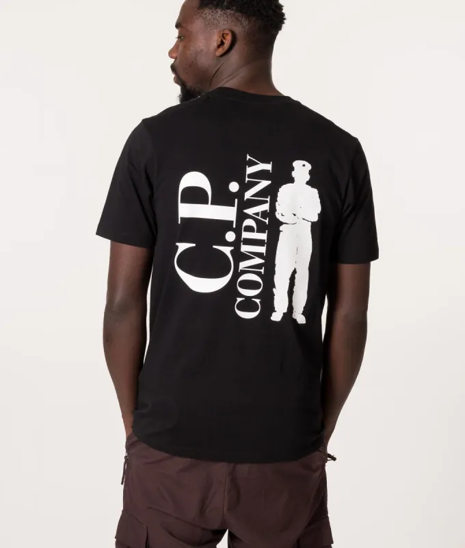 Relaxed Fit 30/1 Jersey Reverse Print T-Shirt sold by EQVVS