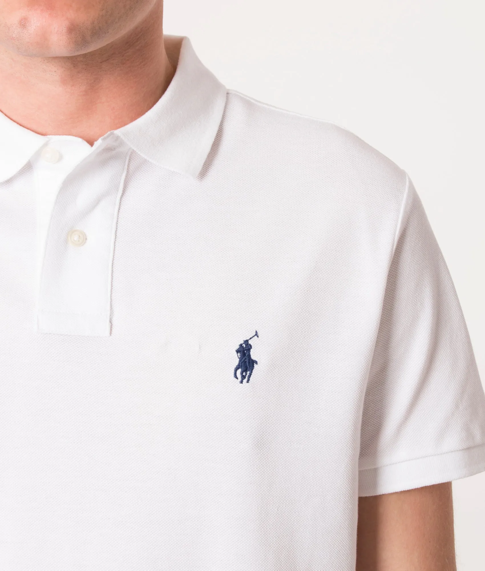 Custom Slim Fit Mesh Polo Shirt sold by EQVVS product image thumbnail 3