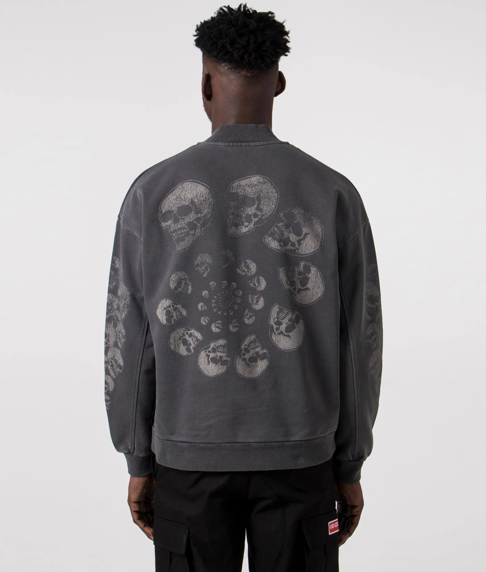 Skull Spiral Quarter Zip sold by EQVVS product image thumbnail 2