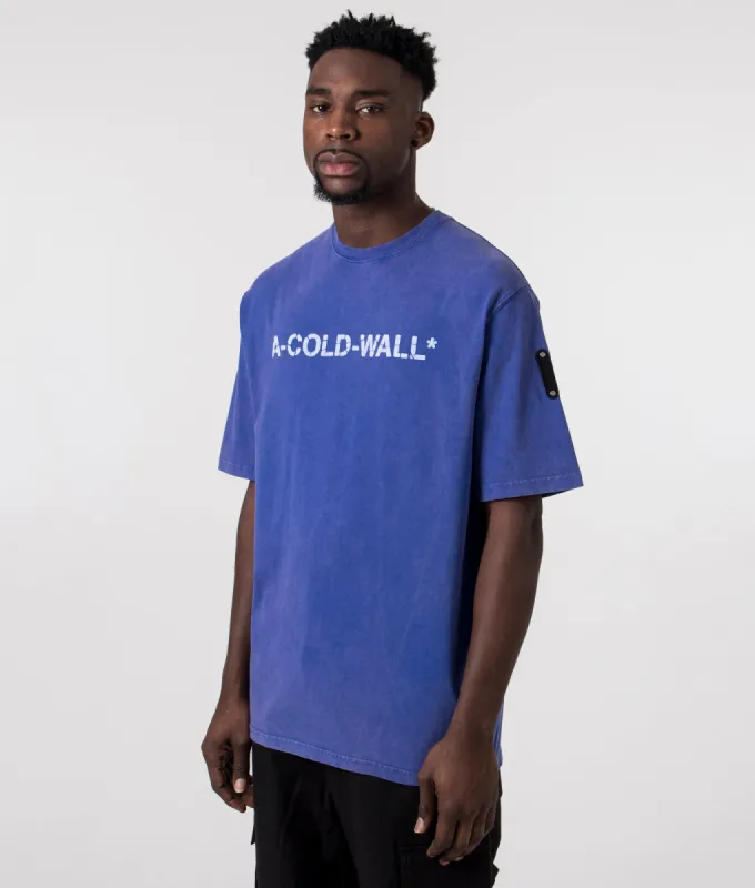 Relaxed Fit Overdye Logo T-Shirt sold by EQVVS