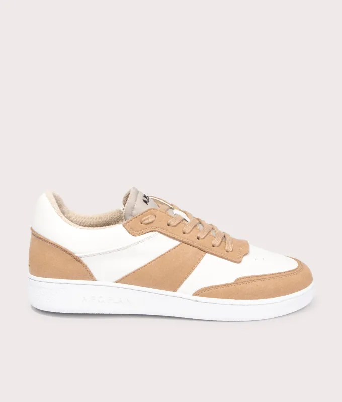 Smooth Faux Leather Faux Suede Sneakers sold by EQVVS