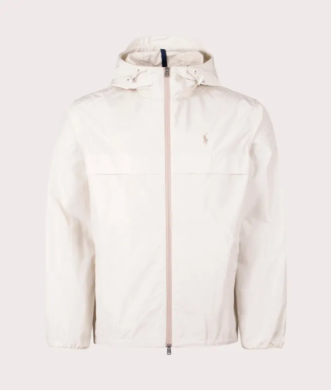 Zip Through Hooded Windbreaker Jacket sold by EQVVS