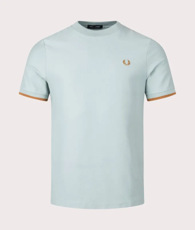 Tipped Cuff Pique T-Shirt sold by EQVVS