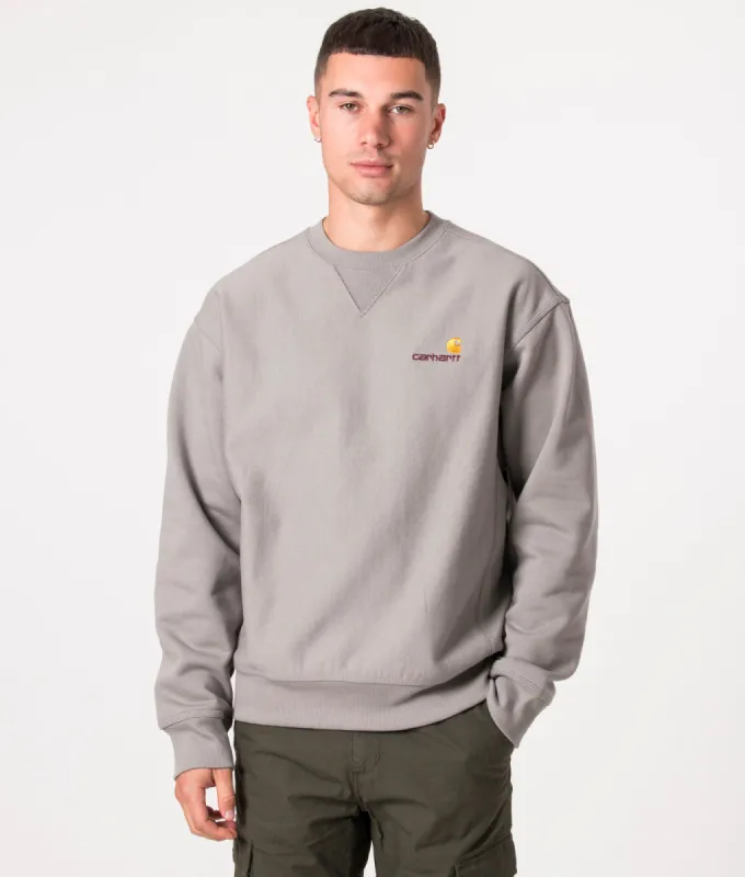 Relaxed Fit American Script Sweatshirt sold by EQVVS
