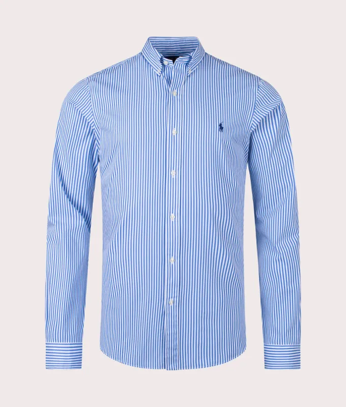 Slim Fit Striped Poplin Shirt sold by EQVVS