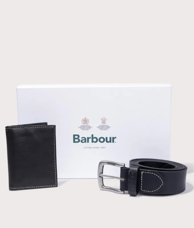 Leather Belt and Billfold Wallet Gift Set sold by EQVVS