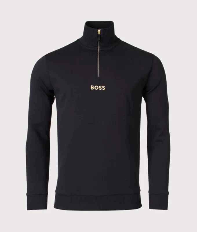 Relaxed Fit Sweat 1 Quarter Zip Sweatshirt sold by EQVVS
