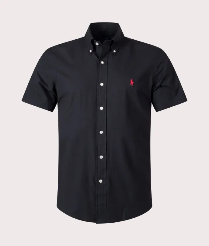 Custom Slim Fit Short Sleeve Shirt sold by EQVVS