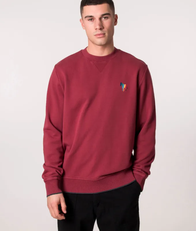 Broad Stripe Zebra Emblem Sweatshirt sold by EQVVS