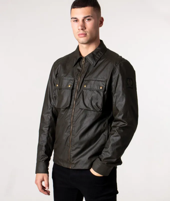 Slim Fit Dunstall Wax Jacket made by Belstaff