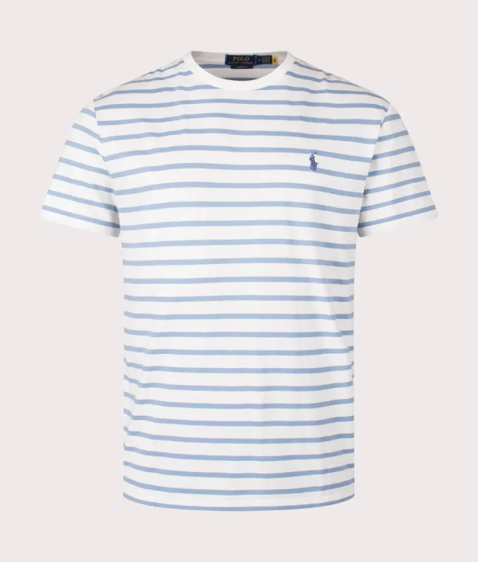 Classic Fit Striped Jersey T-Shirt sold by EQVVS