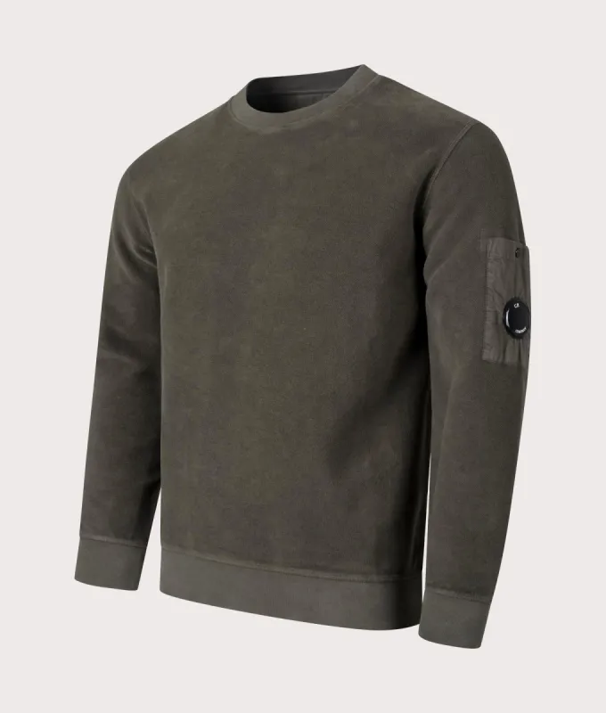 Reversed Brushed & Emerized Diagonal Fleece Sweatshirt sold by EQVVS