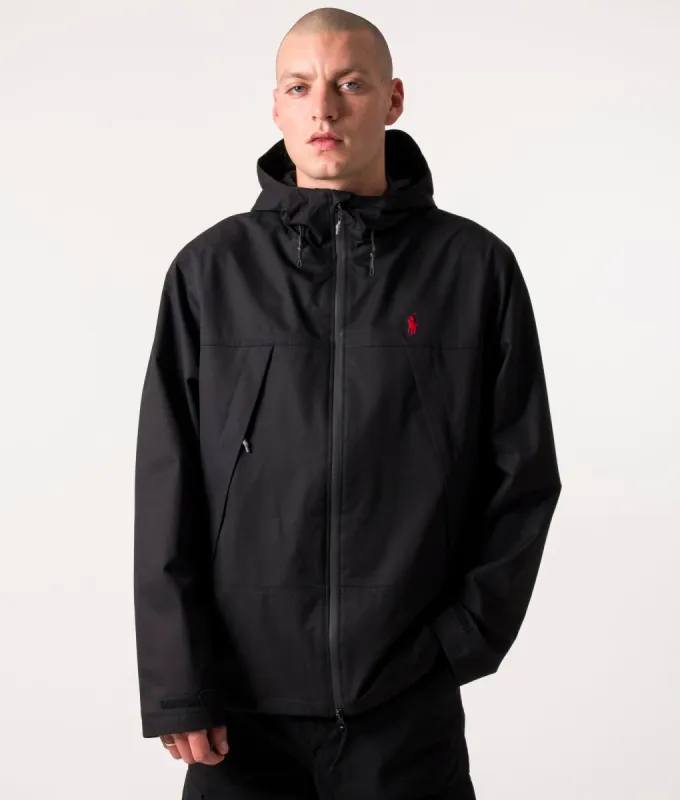 Water-Resistant Hooded Jacket sold by EQVVS