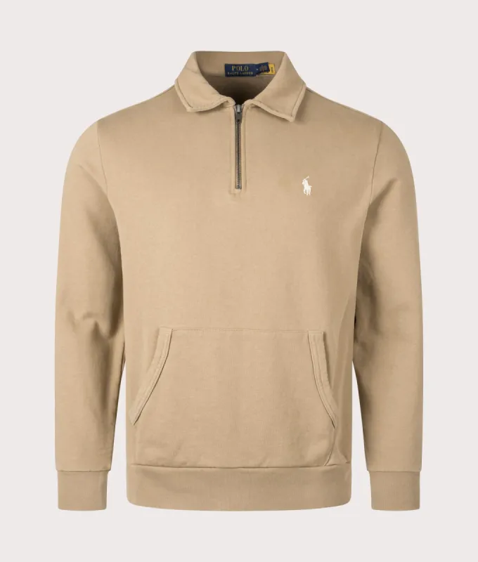 Quarter Zip Loopback Terry Sweatshirt sold by EQVVS