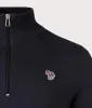 Zebra Badge Quarter Zip Sweatshirt sold by EQVVS