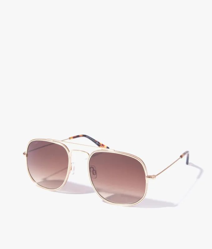 Brow Bar Metal Sunglasses sold by EQVVS