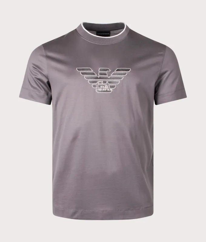 Logo Flocked T-Shirt sold by EQVVS