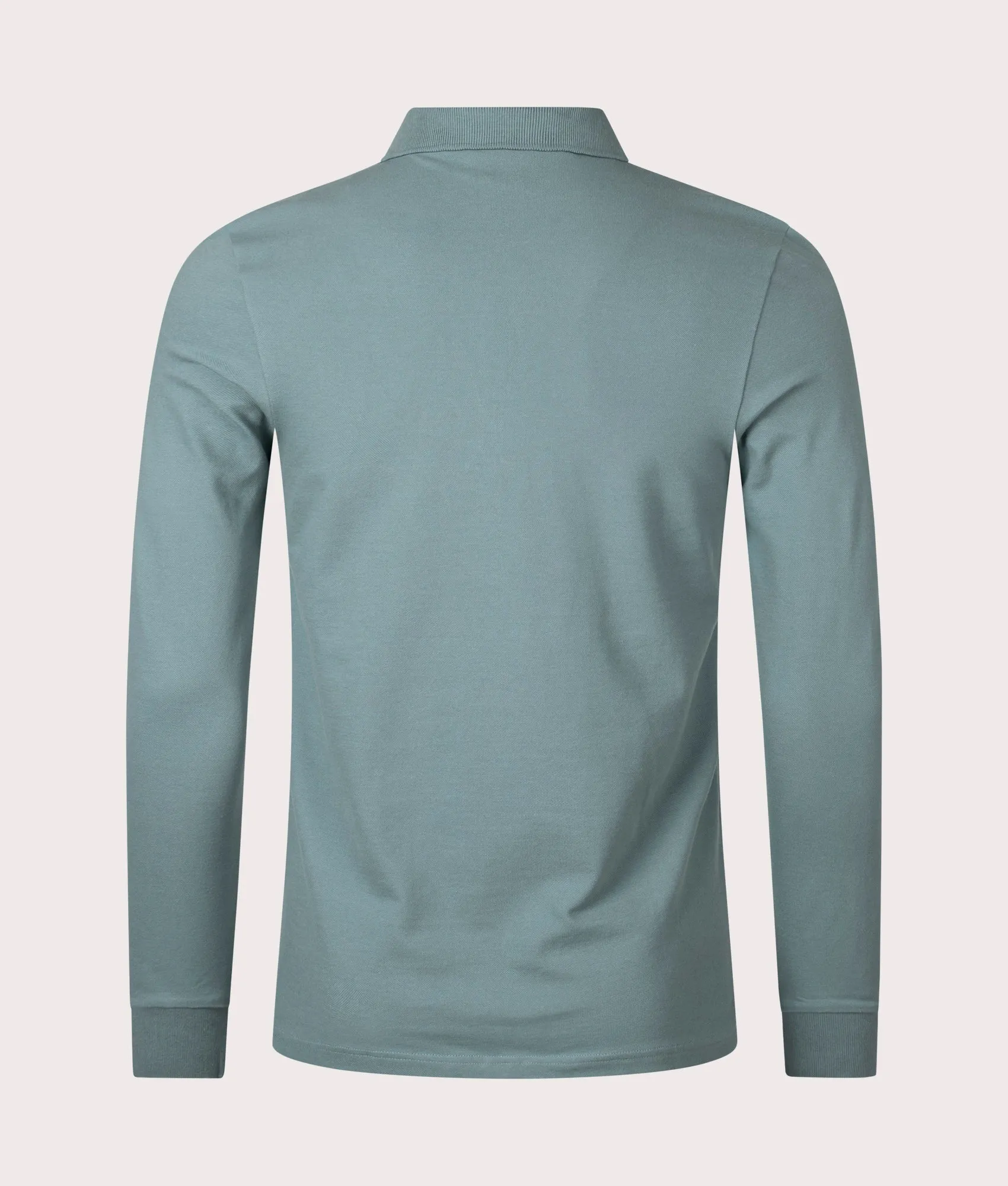 Slim Fit Long Sleeve Passerby Polo Shirt sold by EQVVS product image thumbnail 3