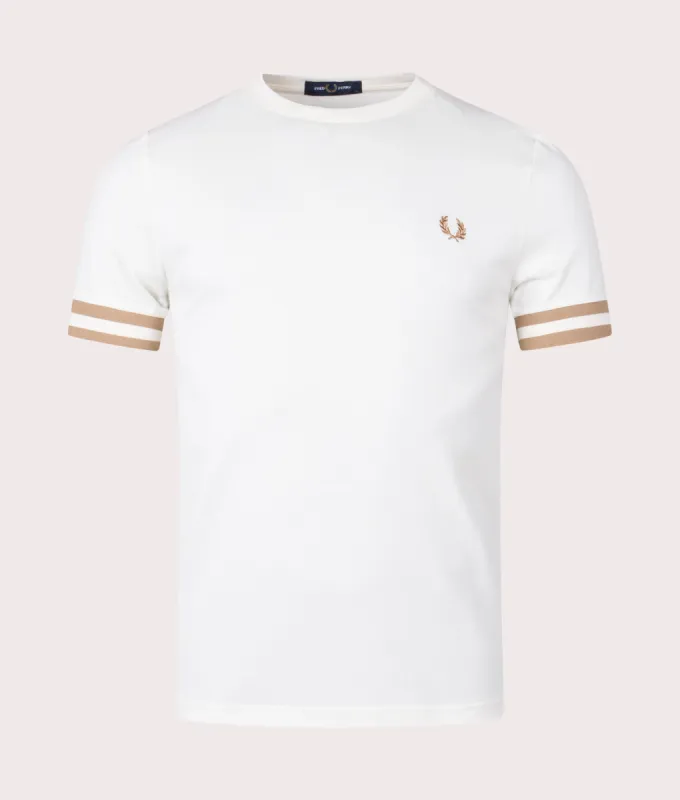 Bold Tipped Pique T-Shirt sold by EQVVS