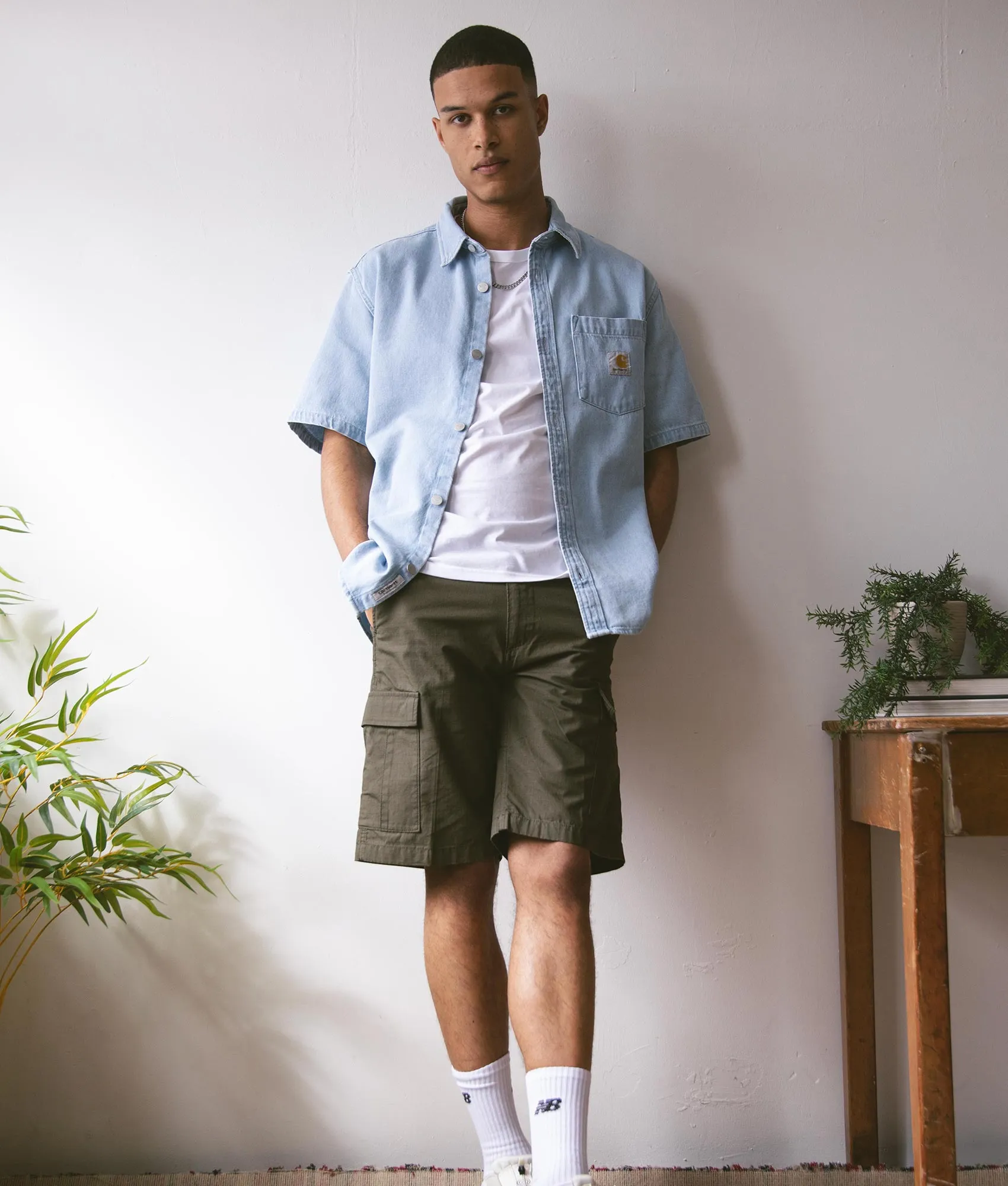 Slim Fit Aviation Cargo Shorts sold by EQVVS product image thumbnail 3