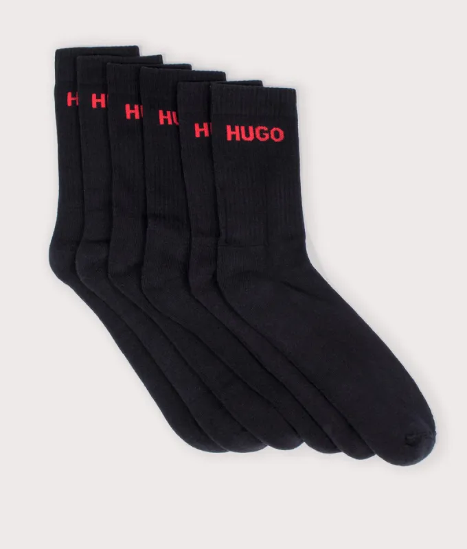 Six Pack of Quarter Length Rib Logo CC Socks sold by EQVVS