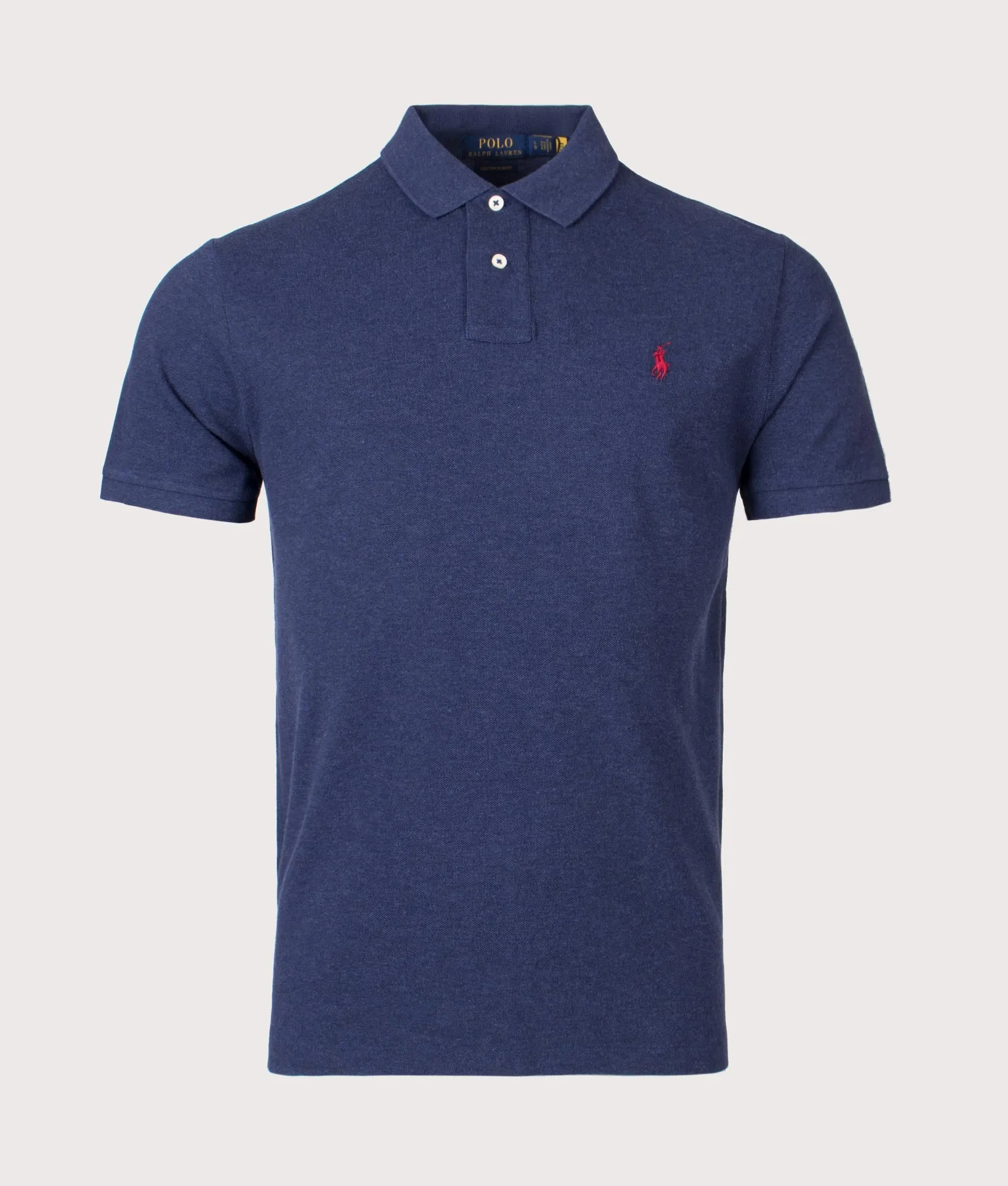 Custom Slim Fit Mesh Polo Shirt sold by EQVVS