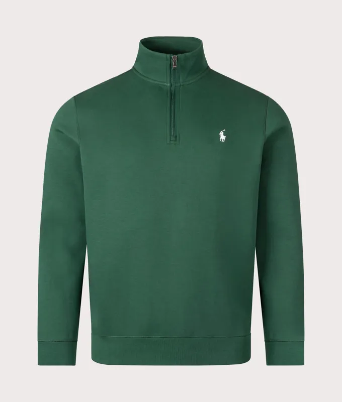 Double-Knit Quarter Zip Sweatshirt sold by EQVVS