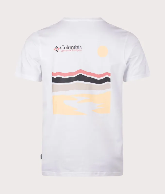 Explorers Canyon Back Graphic T-Shirt sold by EQVVS