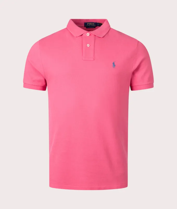 Custom Slim Fit Mesh Polo Shirt sold by EQVVS