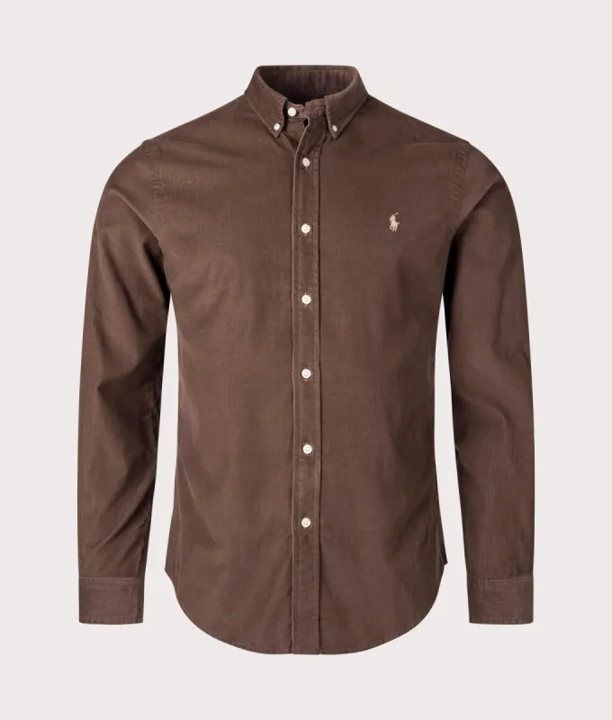 Slim Fit Corduroy Shirt sold by EQVVS
