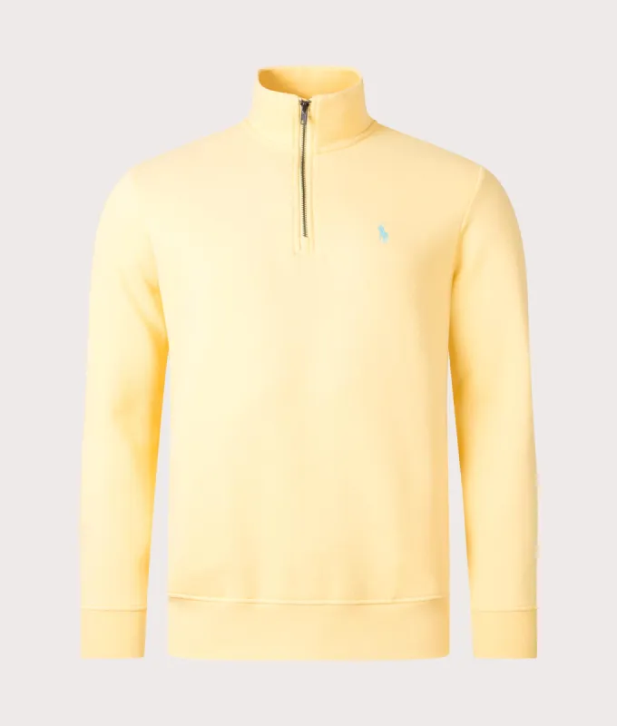 Relaxed Fit Quarter Zip RL Fleece Sweatshirt made by Polo by Ralph Lauren