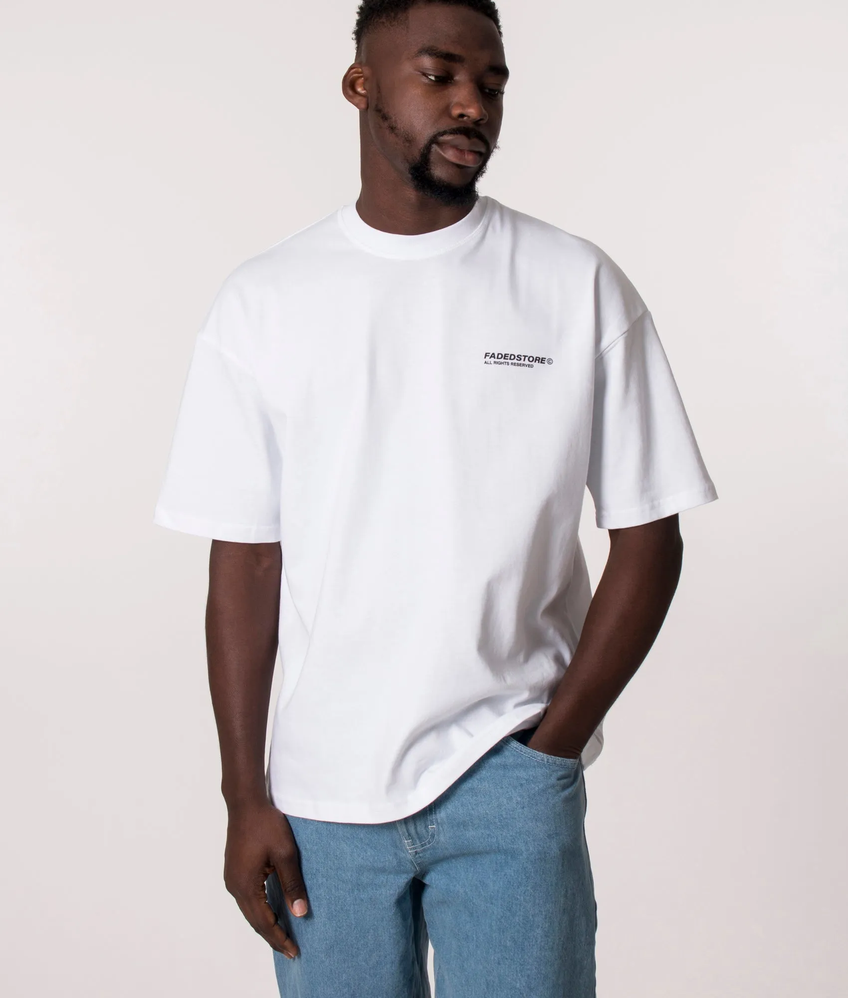 Oversized Faded Store T-Shirt sold by EQVVS product image thumbnail 2