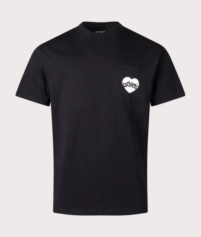 Relaxed Fit Amour Pocket T-Shirt sold by EQVVS