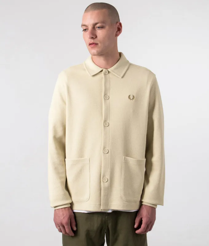 Button Through Polo Style Overshirt sold by EQVVS
