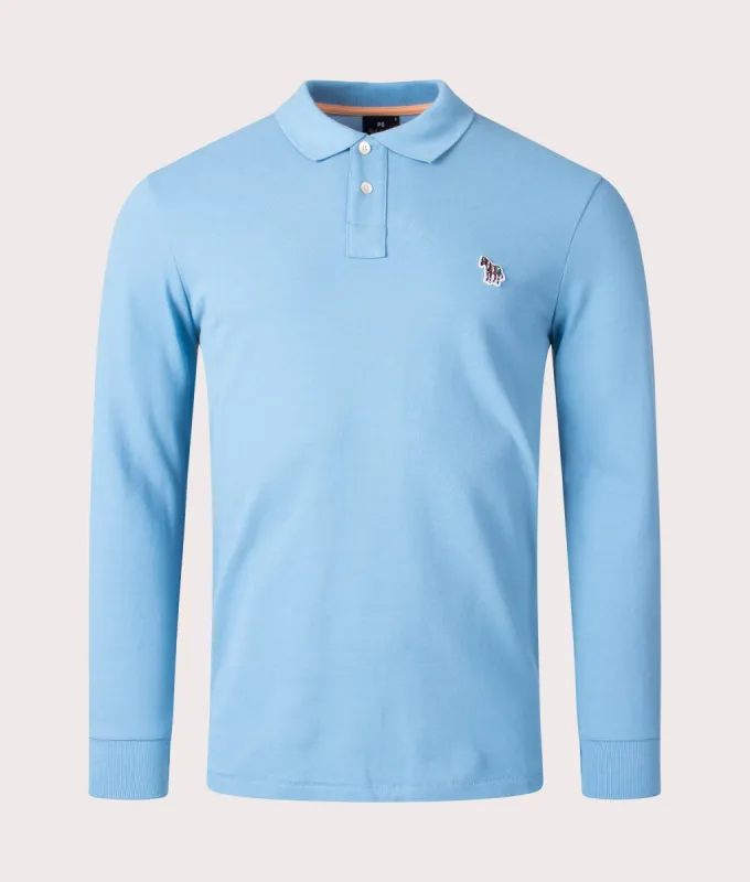 Long Sleeve Zebra Polo Shirt sold by EQVVS