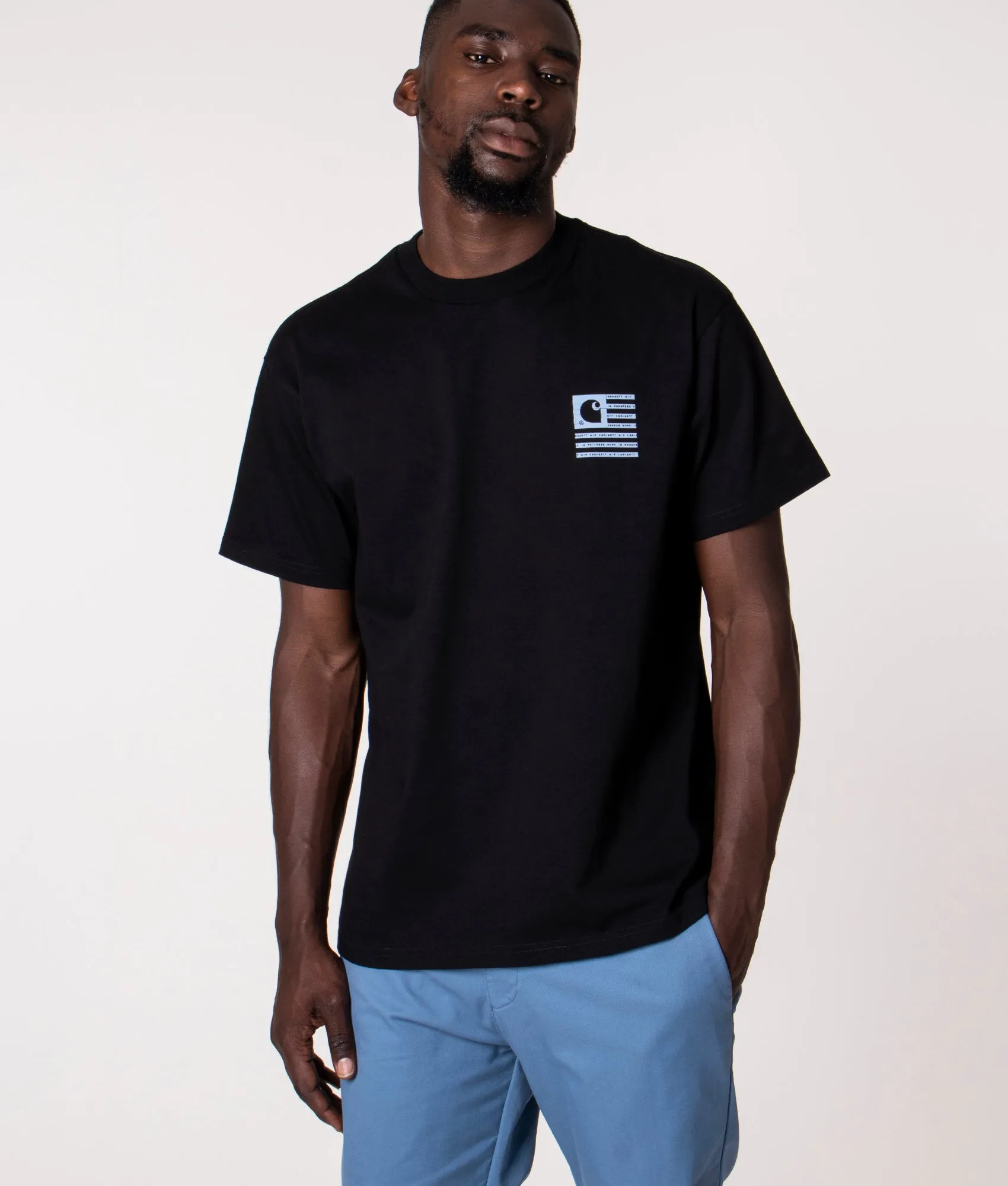 Relaxed Fit Label State Flag T-Shirt sold by EQVVS product image thumbnail 2