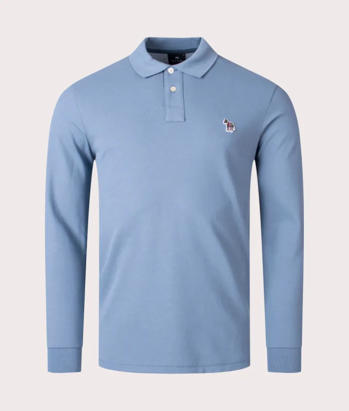 Long Sleeve Zebra Polo Shirt sold by EQVVS