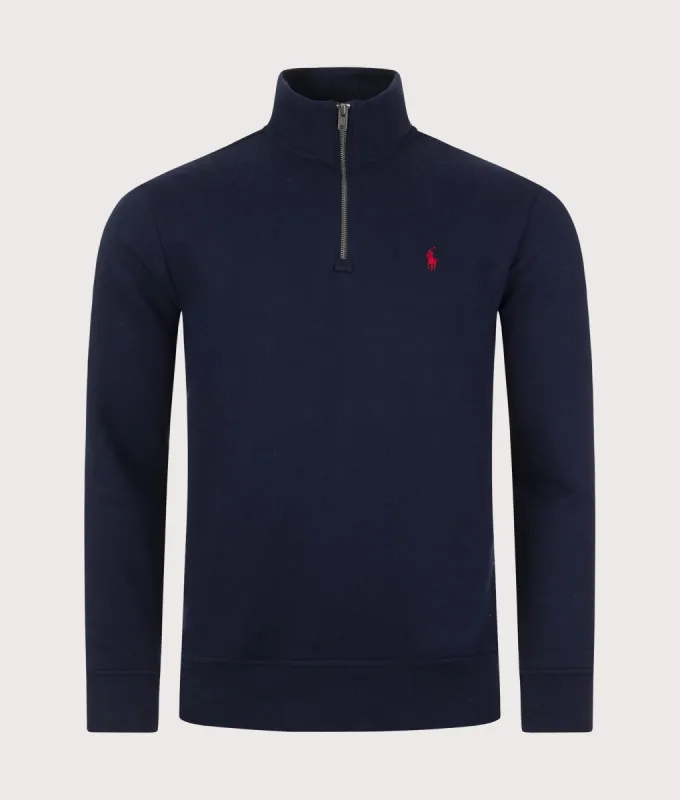 Relaxed Fit Quarter Zip RL Fleece Sweatshirt sold by EQVVS