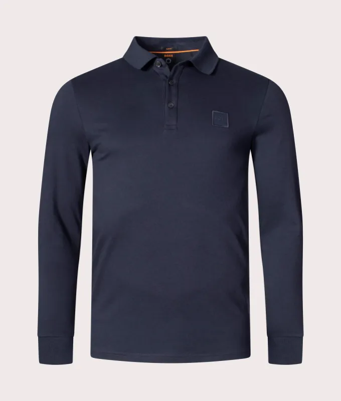 Slim Fit Long Sleeve Passerby Polo Shirt sold by EQVVS