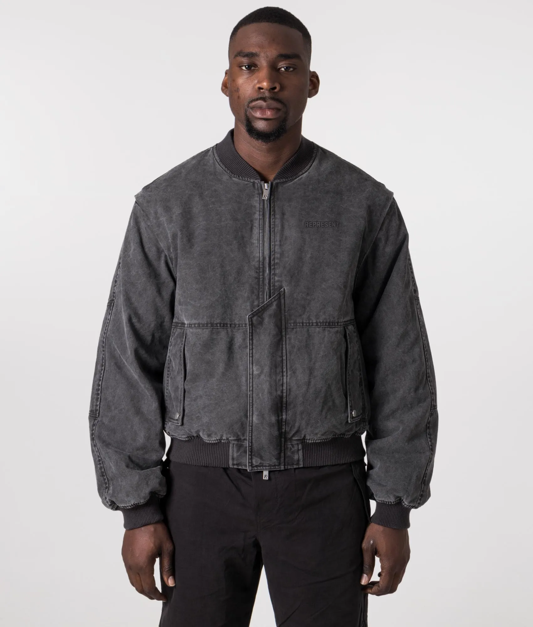 Inset Sleeve Bomber Jacket sold by EQVVS product image thumbnail 4