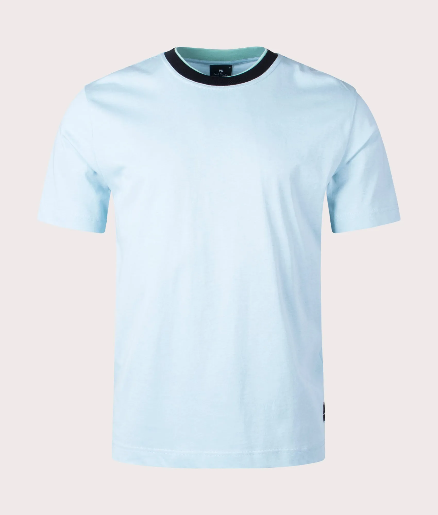 Contrast Crew Neck T-Shirt sold by EQVVS product image thumbnail 3